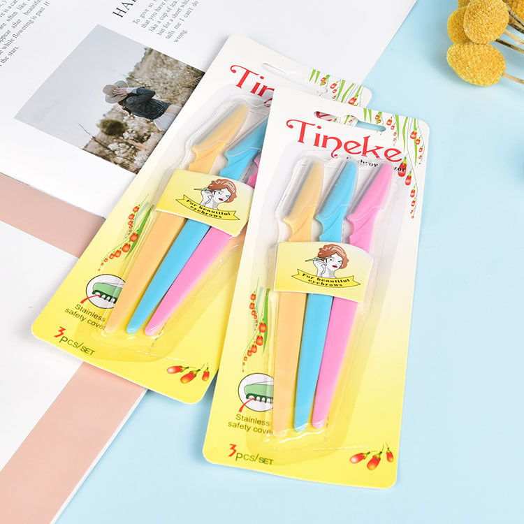 Stainless steel eyebrow shaping tool Stainless steel eyebrow shaping tool